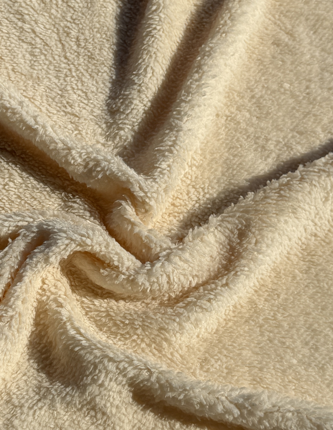 One-sided boa fleece