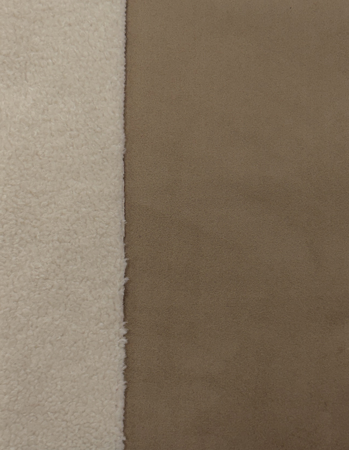 Faux Suede + Sherpa Bonded